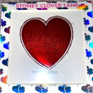 BNIP Stoney Clover Lane Vintage Red Sparkly Heart Patch